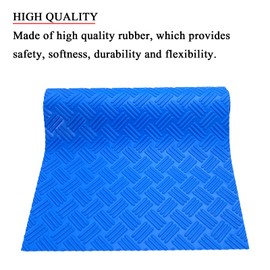 SKARUMMER Swimming Pool Ladder Mat - Protective Pool Ladder Pad Step Mat with Non-Slip Texture, Blue Medium Pool Step Mat 45 inch X 45 inch