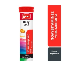 Lanes Daily One Multivitamins A to Z with Orange Flavor 20 EfervTablets