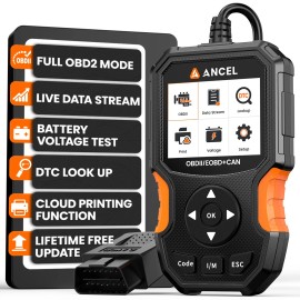 ANCEL Full OBD2 Function Scanner Code Reader Diagnostic Scan Tool Check Engine Fault