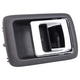 TRQ Driver Side Interior Door Handle Gray Housing With Chrome Lever Compatible with 1996-2002 Toyota 4Runner 1987-1991 Camry 2001-2004 Tacoma 1991-1998 Tercel