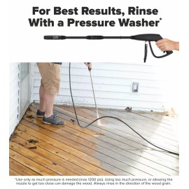 Saversystems #1 Deck Wood Stain Stripper - 1 Gallon - Ready to Use, Wood Stain Remover...