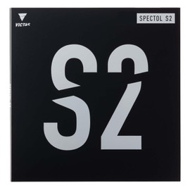 VICTAS Table Tennis Rubber Table Tennis Table Soft Spectrum S2 Spectol S2 Black (0020) 1.6 210020