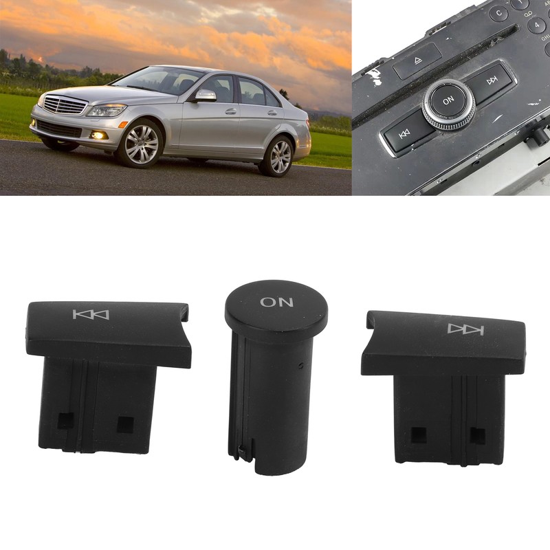 3Pcs set Radio Volume Adjust Control Button Knob Replacement for