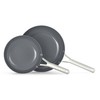 Calphalon® Ceramic Nonstick 8" and 10" Frying Pan Set, Silver