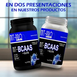 Aminoácidos Suplemento Bcaas + Glutamina Nit-pro 1kg 50serv