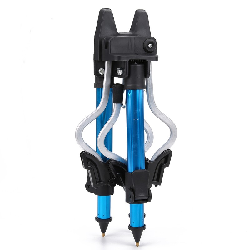 Foldable Multipurpose Fishing Rod Bracket Tripod Beach Long Range Aluminum