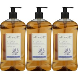 A LA MAISON Lavender Aloe Liquid Soap Refill 33.8Fl Oz, 3Pack