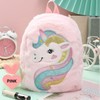 RERACO Unicorn Backpack, Rucksack, Kids, Girls, Plush Bag, Rainbow, Cute,