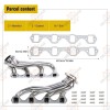 GEARZAAR For 1979-1993 Mustang 5.0L V8 GT/LX/SVT Stainless Steel Exhaust
