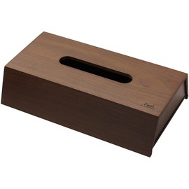 Yamato Kogei Feel Choco Block Tissue Case Black YK12-002-Bk Size: Approx. W25 D15 H6