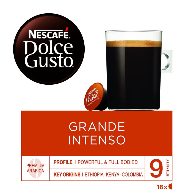 NESCAFE Dolce Gusto Americano Intenso Coffee Pods - total of