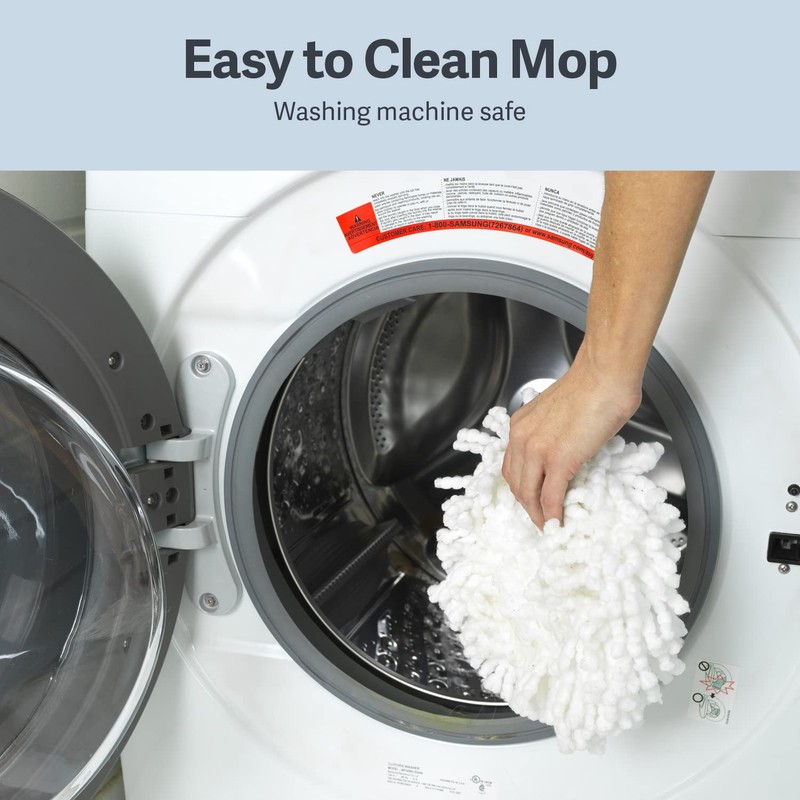 Casabella Clean Water Spin Mop with 2-Bucket System, Spin Mop