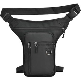 XUELILEU Drop Leg Bag for Men Military Tactical Thigh Pack Pouch Multifunctional Tactical Package Outdoor Hiking Thigh Bag