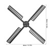 IMIKEYA 2 Sets Plastic Garden Windmill Leaf Solar Wind Spinners
