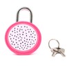 Honbay Cute Dragon Fruit Padlock Pitaya Mini Padlock Lock with