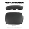 JMTBNO Black Universal Motorcycle Pillion Passenger Pad Seat Leather Pillion