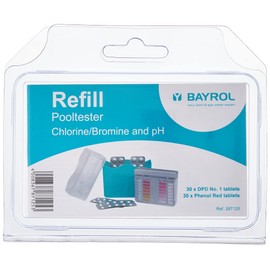 Bayrol 287125 Tablets Refill Pack pH / Chlorine for Pool Tester