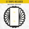 Cricket Traps Indoor (12 Traps) Extra Large Bug Sticky Traps