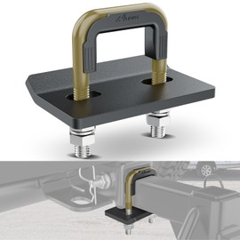 Nilight Nilight Trailer Hitch Tightener for 2 Inch Trailers Hitches Mount Anti Rattle Heavy Duty Steel with Rubber Cover Bronze U Bolt Matte Black Plate Electrophoresis Anti-Rust Triple Protective