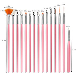 Nail Art Tools 73-pieces Set, Nail Brushes For Nail Art, Resin Agate Stone Nail Art Palette, Dual-ended Silicone Carving Pen Dotting Pen Tools, False Nail Display Tips Nails Art Kit for Nail Design