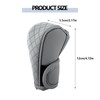 Leather Gear Shift Cover,Anti-Slip Car Shift Knob Cover for Shift