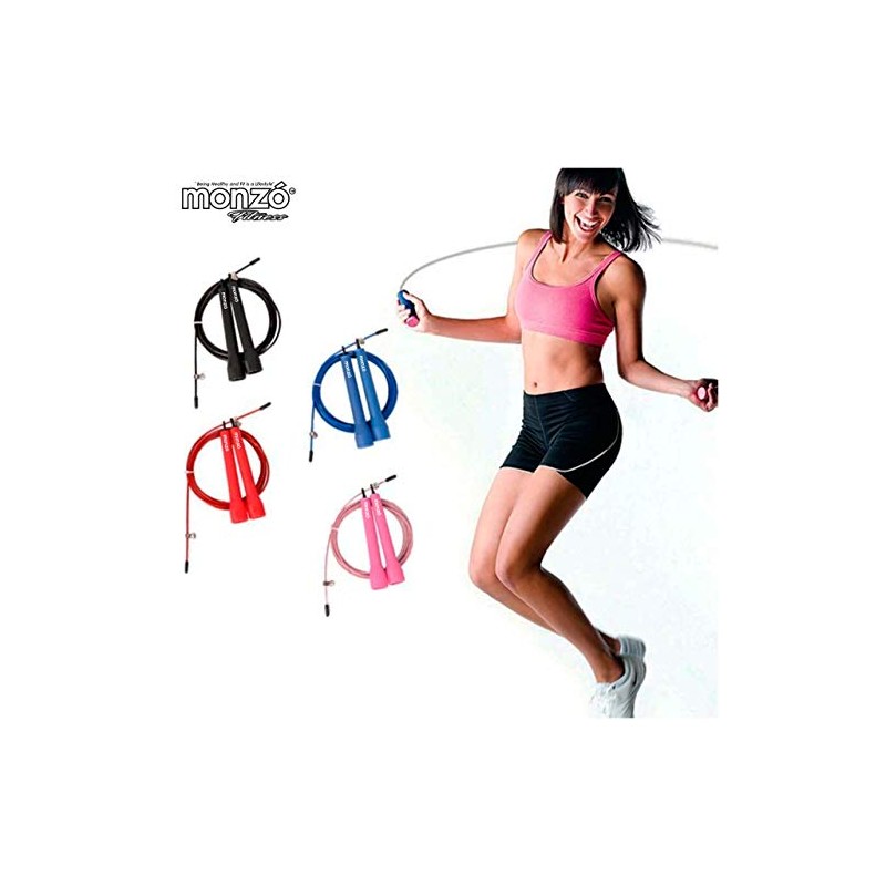 MONZÓ, Cuerda para Saltar, ideal para Crossfit (double unders, triple