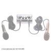 Karaoke Sound Mixer Dual Mic Inputs With Cable N-1 Silver