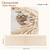 Bailarina 12 Pack Cheesecloth Table Runner 17x108 Inch Long Gauze
