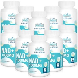 Maripolio- “Suplemento liposómico NAD+ 1000 mg | Pontecy NAD más alto | Absorción máxima | Suplemento NAD puro | Es