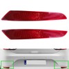 KACEPAR Rear Bumper Reflector Fit V/*W Seat Leon 2013-2016