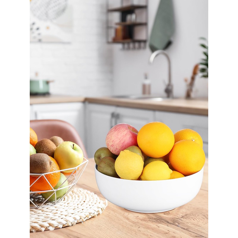 Yedio Pasta Serving Bowls 120 Ounce 9.7” Large Serving Bowls,