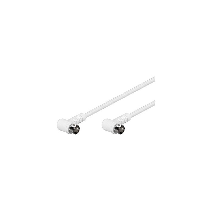 Goobay 67341 Angled SAT Antenna Cable 80 dB 2x Shielded