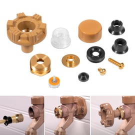 usvehj RK-17MH Wall Hydrant Repair Kit - Metal Handle Replacement for Woodford Model 17 Outdoor Faucet - Frost-Proof Design (12Pcs)