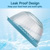 2 Pack Silicone Replacement Lids Only Fit for Pyrex 7401-S