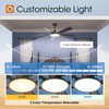 addlon Ceiling Fans with Lights, 52 inch Black Ceiling fan