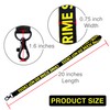 EASTEX Crime Scene Do Not Cross Lanyard Keychain - Forensic