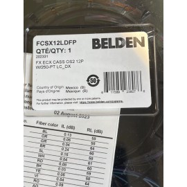 Belden FCSX12LDFP Fiber Cassette LC OS2 12P