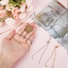 Beebeecraft 10Pcs/Box 120mm 2 Colors Adjustable Slider Bracelet 18K Gold