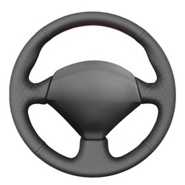 MEWANT Steering Wheel Cover Wrap for Honda S2000 Civic Si for Acura RSX Type-S Hand Sewing Microfiber Leather Steering Wheel Wrap