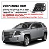 SOCKIR Headlight Assembly Fit for 2010-2015 GMC Terrain SL SLE