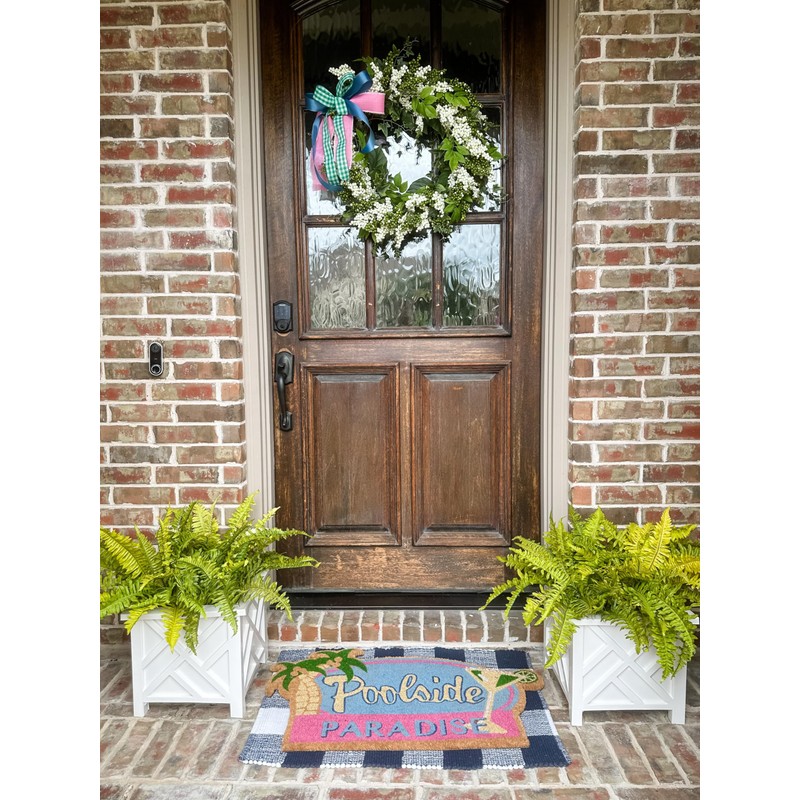 The Round Top Collection - Poolside Paradise Coir Mat