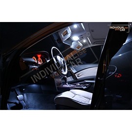 INDIVIDUALise your CAR Interior Lighting Set for 5 Series E60 Saloon (Without Panoramic Roof, Cool White) Cool White
