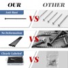 6 Inch Heavy-Duty Outdoor Wood Screws, 50Pcs Hex Head Deck