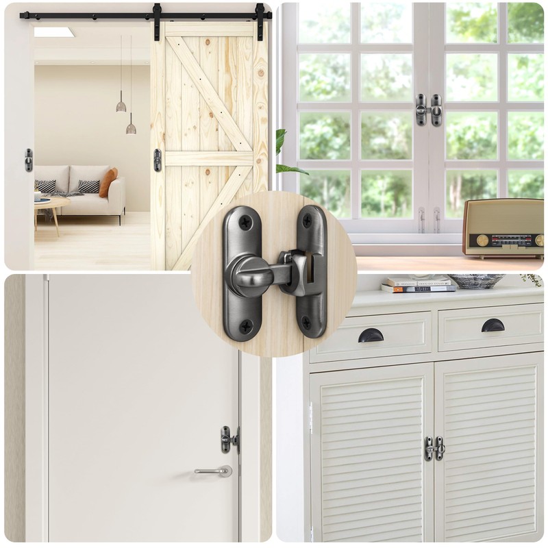 Heveer Sliding Door Lock Door Bolt for Sliding Doors 90/180