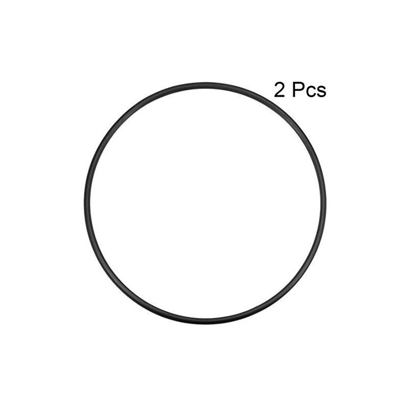 sourcing map Pack of 2 Rubber Metric Nitrile Rubber Seal