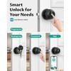 Onemake Smart Door Knob Lock Fingerprint Door Lock with Keypad,