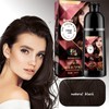 Natural Brown Hair Colour Shampoo 400 ml, Chestnut Brown, Instant
