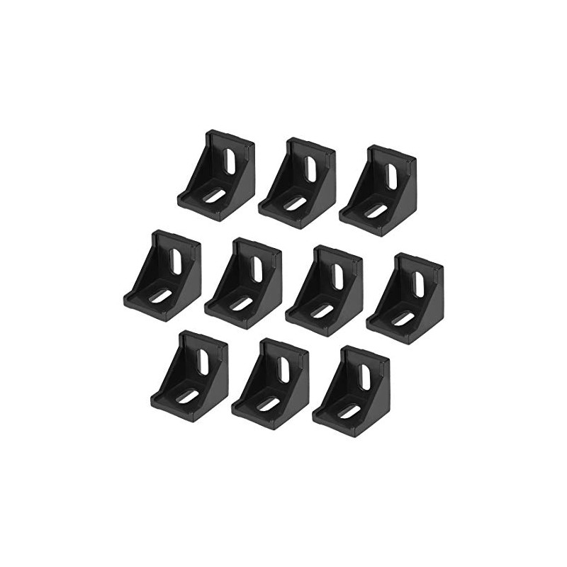sourcing map Inside Corner Bracket Gusset, 40mm x 40mm for