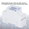 Time Control Switch Intelligent Power Supply Guide Rail Timer TM612