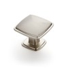 Ravinte 25 Pack Brushed Nickel Kitchen Cabinet Square Knob Single